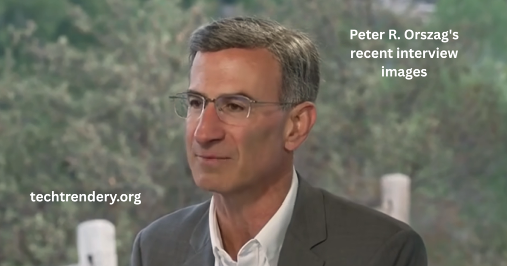 Peter R. Orszag's recent interview images