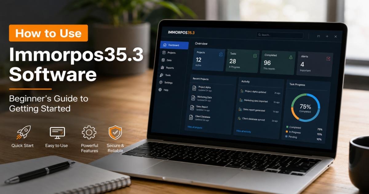 How to Use Immorpos35.3 Software: Step-by-Step Tutorial
