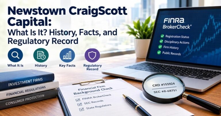 Newstown CraigScott Capital: What Is It? History, Facts, and Regulatory Record