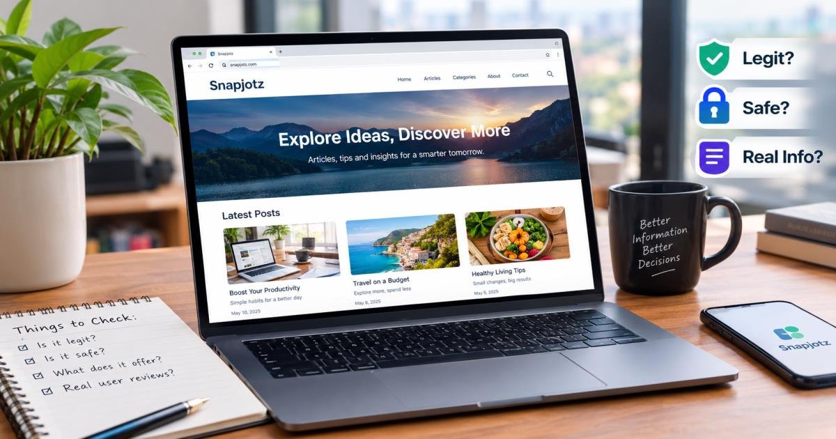 Snapjotz Com Review 2026: What Is It, Is It Legit & Safe?