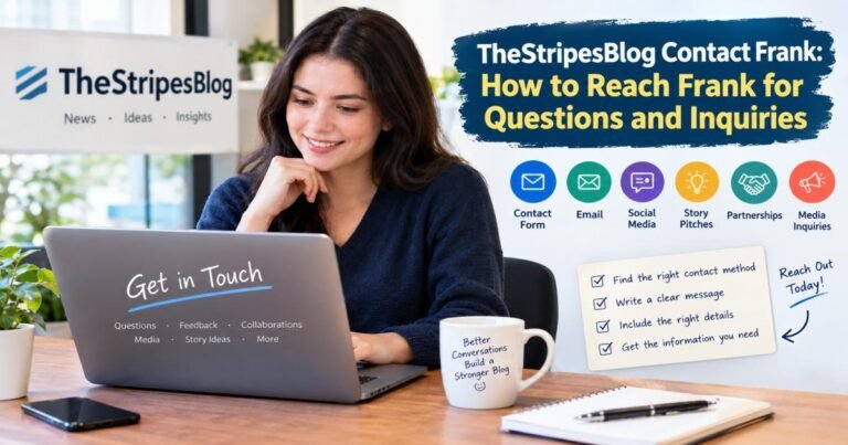 TheStripesBlog Contact Frank: How to Reach Frank for Questions and Inquiries