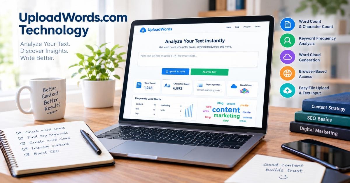 UploadWords. com Technology: Features, Uses & Benefits