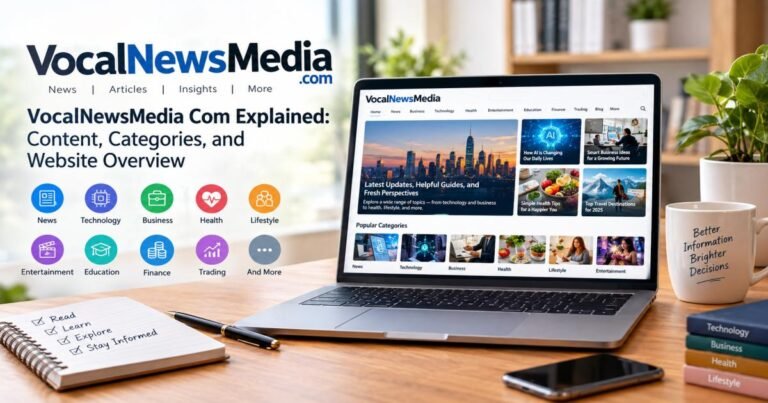 VocalNewsMedia Com Explained: Content, Categories, and Website Overview