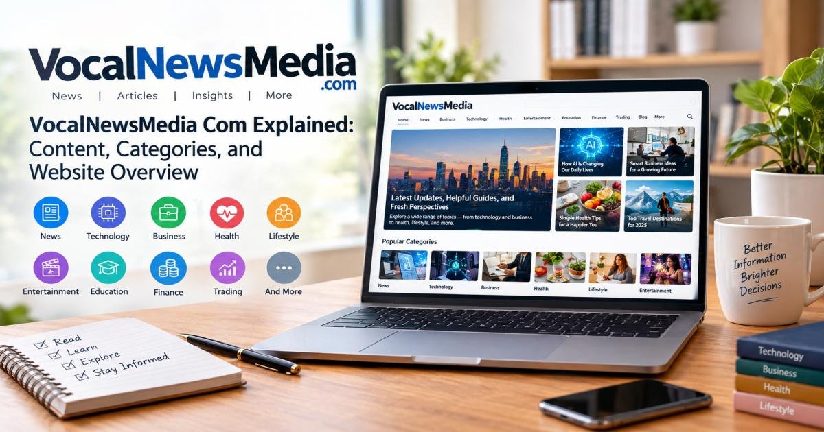 VocalNewsMedia Com Explained: Content, Categories, and Website Overview
