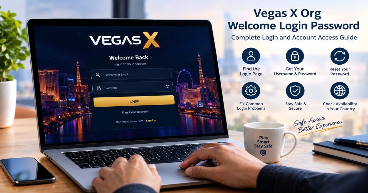 Vegas X Org Welcome Login Password: Complete Login and Account Access Guide