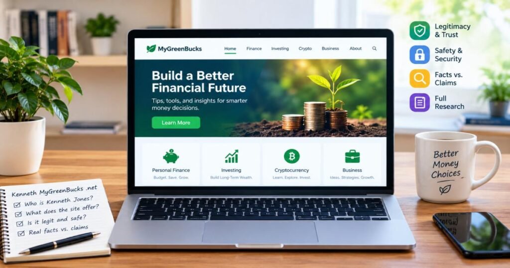 Kenneth MyGreenBucks .net Review: Facts vs. Claims 
