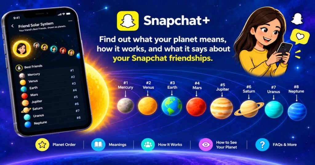 Snapchat Plus Planets: Complete Order & Meanings Guide