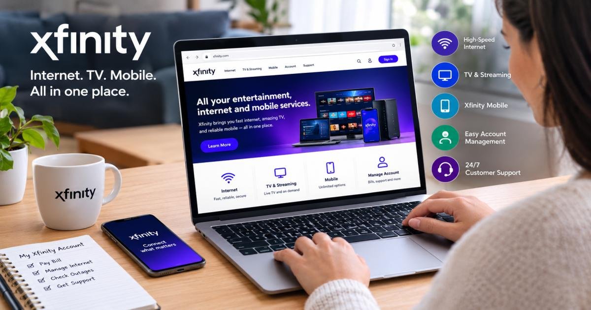 Xfinity Com: The Complete Guide to Xfinity Internet, TV, Mobile, Login & Customer Support